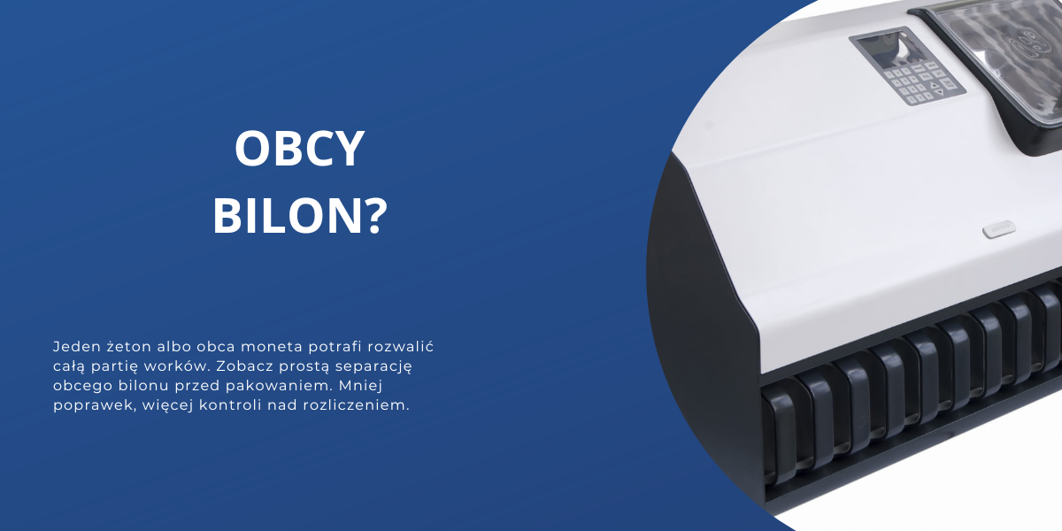 Nie pakuj monet do worków, zanim tego nie zrobisz - separacja obcego bilonu