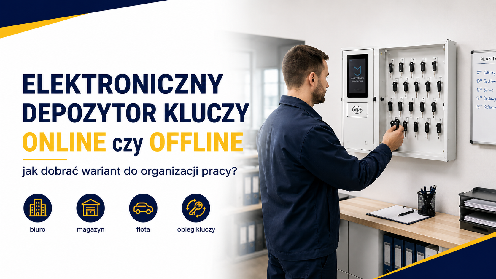 Elektroniczny depozytor kluczy ONLINE czy OFFLINE - jak dobrać wariant do organizacji pracy?