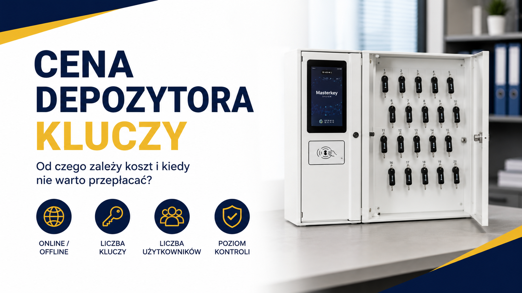 Cena depozytora kluczy - od czego zależy koszt i kiedy nie warto przepłacać?