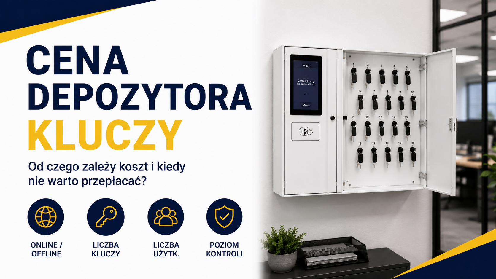 Cena depozytora kluczy - od czego zależy koszt i kiedy nie warto przepłacać?