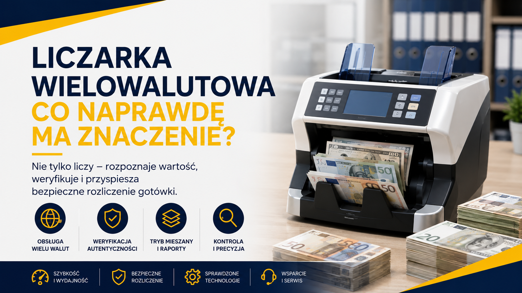 Liczarka wielowalutowa - kiedy obsługa kilku walut wymaga aktualizowanego oprogramowania?