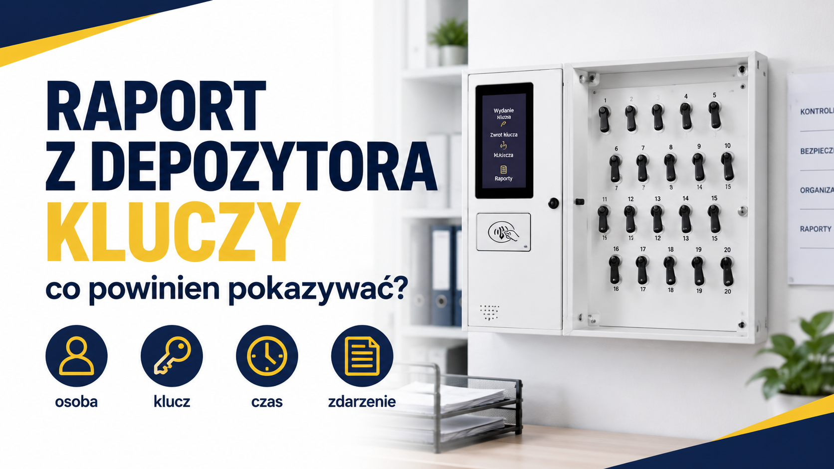 Raport z depozytora kluczy - jakie informacje są naprawdę potrzebne administratorowi?